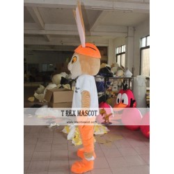 Adult Orange Rabbit Costume Plush Size Adult Rabbit Costume