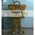 Big Eyes Brown Handbag Mascot Costume Adult Handbag Mascot