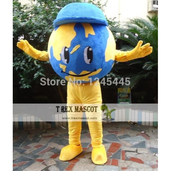 World Costume Earth Mascot Adult Globe Costume