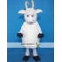 Furry White Goat Mascot Costume Adult Goat Costume