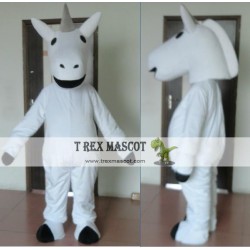 All White Unicorn Mascot Costume For Adults Unicorn Mascot Costume