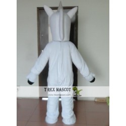All White Unicorn Mascot Costume For Adults Unicorn Mascot Costume