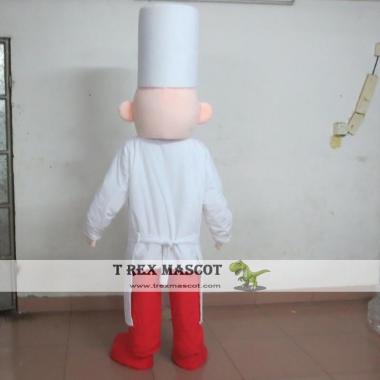 Adult Chef Cook Mascot Costume Adult Chef Cook Mascot Costume