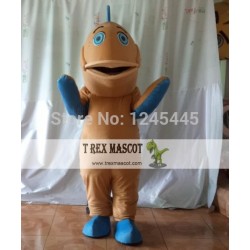 Brown Fish Halloween Mascot Costume For Adult