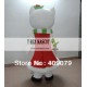 Christmas White Cat Mascot Costume Christmas White Cat Mascot Costume