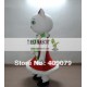 Christmas White Cat Mascot Costume Christmas White Cat Mascot Costume