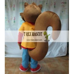 Adult Big Long Tail Squirrel Mascot Costume