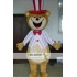 Circus Teddy Bear Mascot Costume For Adult