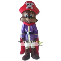 Adult Squirrel Mascot Costume With Pirate Cloth