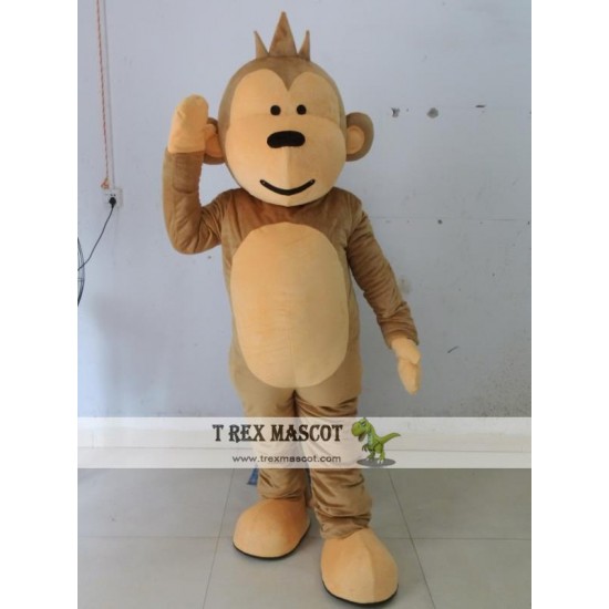 Adult Monkey Mascot Costume Adult Monkey Mascot Costume