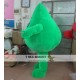 Adult Green Water Drop Mascot Costume