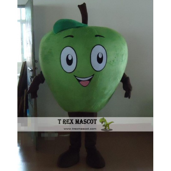 Big Green Apple Mascot Costume For Adult Big Green Apple Mascot Costume For Adult