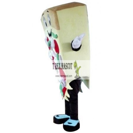 Adult Pizza Mascot Costume Adult Pizza Mascot Costume