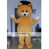 Teddy Bear Mascot Costume With Doctor Hat