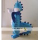 Adult Blue Dinosaur Mascot Costume With Wings And Long Tail Adult Blue Dinosaur Mascot Costume With Wings And Long Tail