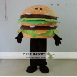 Adult Hamburger Mascot Costume