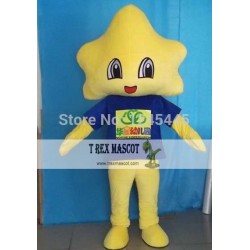 Adult Yellow Star Mascot Costume