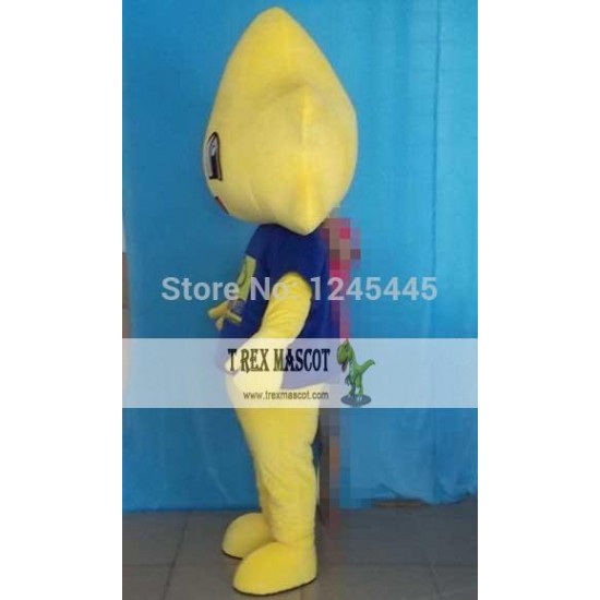 Adult Yellow Star Mascot Costume Adult Yellow Star Mascot Costume