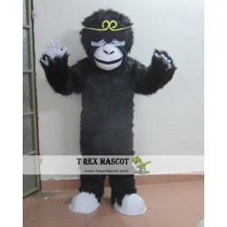 Handmade Plush Orangutan Mascot Costume Black Orangutan Mascot