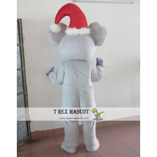 Adult Happy Koala Mascot Costume With A Red Hat Adult Happy Koala Mascot Costume With A Red Hat