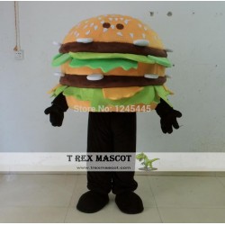 Walking Moving Hamburger Mascot Costume For Adults