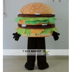 Walking Moving Hamburger Mascot Costume For Adults