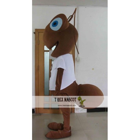Brown Colour Slim Ant Mascot Costume For Adults Brown Colour Slim Ant Mascot Costume For Adults