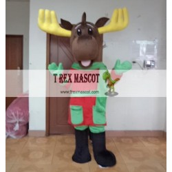Adult Moose Mascot Costume
