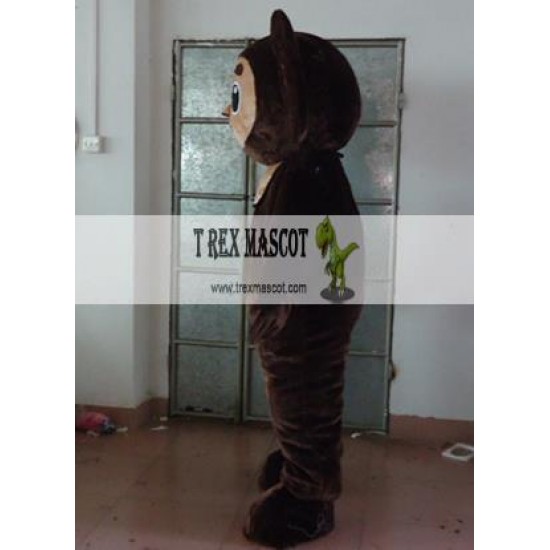 Adult Dark Brown Koala Bear Mascot Costume Adult Dark Brown Koala Bear Mascot Costume