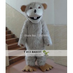 Grey Mouse Costume Adult Plush Mouse Mascot Costume