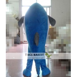 Blue Puffer Fish Mascot Costume Puffer Fish Mascot For Adults