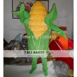 Costume With Green Corn Mascot Costume For Adult