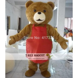 Plush Teddy Bear Mascot Costume Adult Bear Mascot Costume