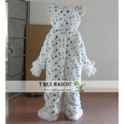 White Leopard Mascot Costume Adult Leopard Mascot