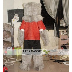 Wolf Mascot Costume Good Vision Wolf Mascot Costume