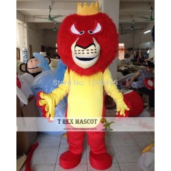 Red Hair Lion Mascot Costume Lion Costume For Adults