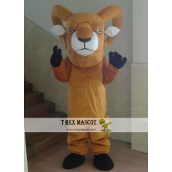 Serious Goat Mascot Costume Adult Goat Mascot