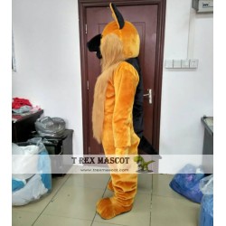 Adult Wolf Mascot Costume Adult Wolf Mascot