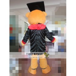 Graduate Teddy Bear Mascot Costume For Adults Bear Mascot