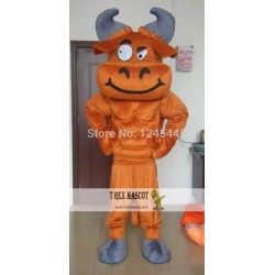 Plush Material Adult Muscle Bull Costume Muscle Bull Mascot Costume