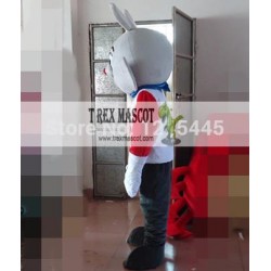 Bunny Mascot Costume For Easter Holiday Adult Easter Bunny Mascot Costume