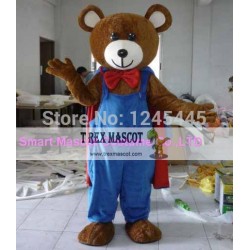 Smart Bear Mascot Costume For Adults Bear Mascot Costume