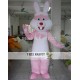 Adult Easter Bunny Costume Pink Rabbit Mascot Costume