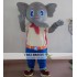 Male Elephant Mascot Costume Adult Elephant Costume