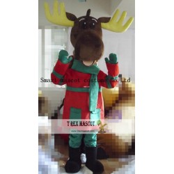 Christmas Moose Mascot Costume Adult Christmas Moose Costume