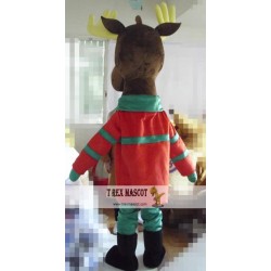 Christmas Moose Mascot Costume Adult Christmas Moose Costume