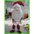 Red Father Christmas Mascot Costume Santa Claus Costume For Adult