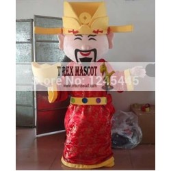 Adult God Of Wealth Mascot Costume The God Of Wealth Costumes