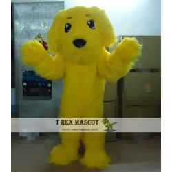 Yellow Dog Mascot Costume