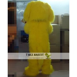 Yellow Dog Mascot Costume